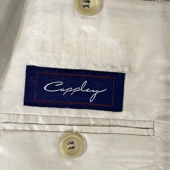 Coppley Mens Size 42 R Blazer Sport Coat Check - Picture 8 of 13